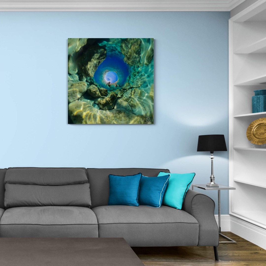 Premium 360° canvas from Agia Roumeli, Crete. Handmade in Greece, 100% cotton, eco-friendly inks and worldwide shipping available